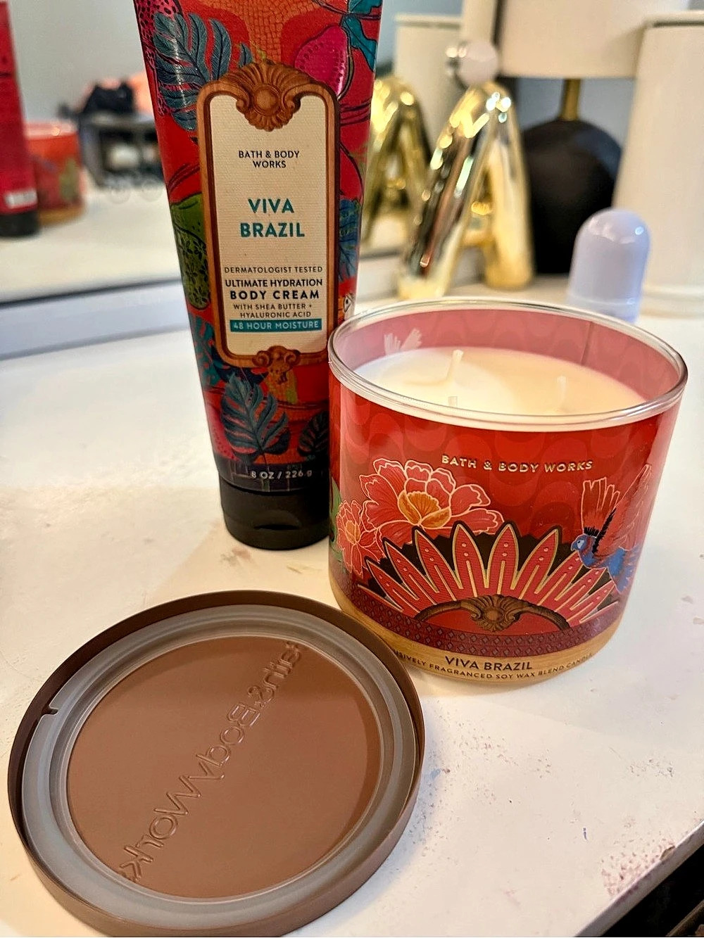 Bath & Body Works Viva Brazil Lotion and Candle